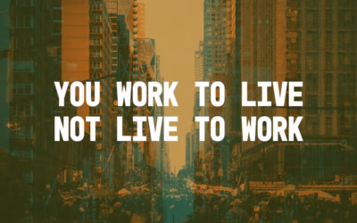 Work-Life Balance is a Lie